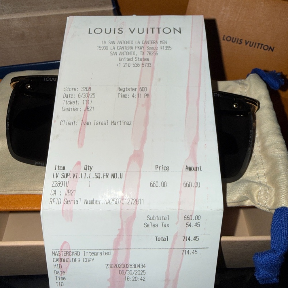 Louis Vuitton Black and Gold Super Vision Light Square Sunglasses - Picture 10 of 10